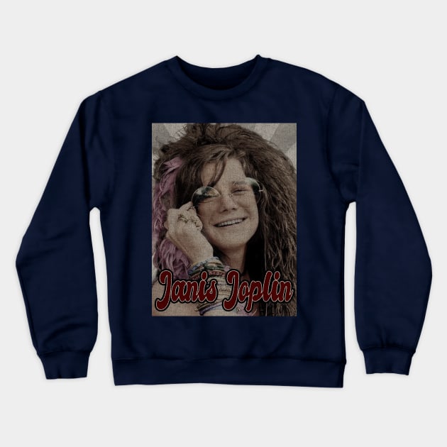 Janis Joplin Classic Crewneck Sweatshirt by StickMen